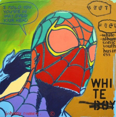 Johnny-Romeo-Beet-Feet-2010-acrylic-and-oil-on-canvas-61cm-x-61cm450