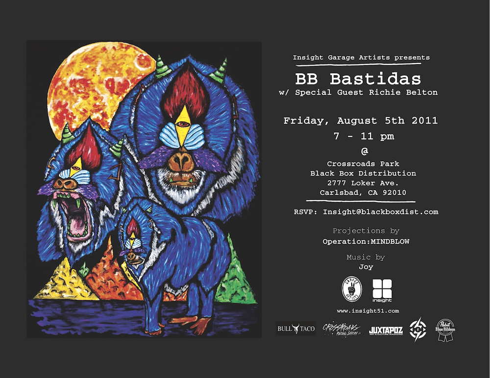 Juxtapoz holding a party after Agenda with Insight and Crossroads at Surfing US Open