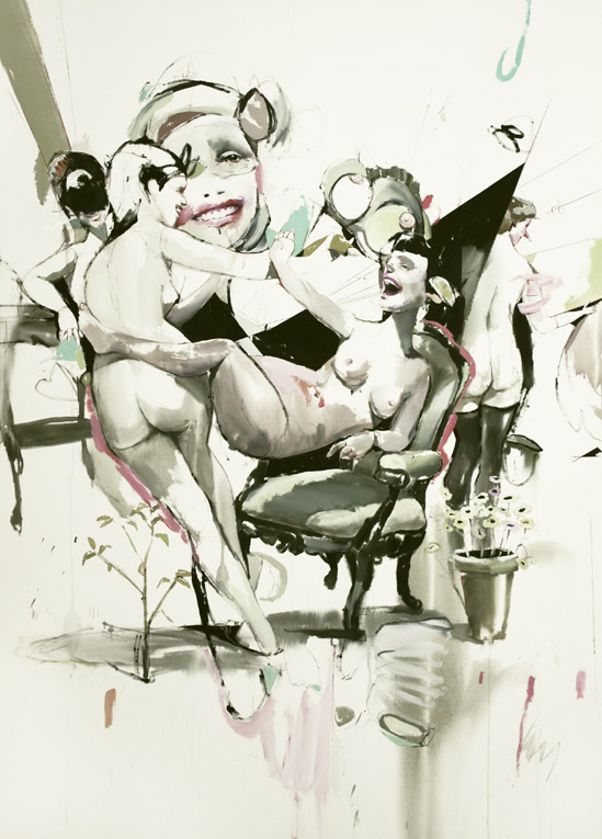 03_Pick_out_the_easy_meat_with_your_eyes_closed_-_inkacrylic_on_canvas_130x180cm