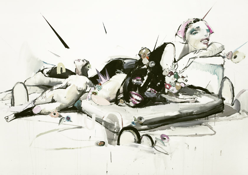 08_We_love_to_beat_you_-_inkacrylic_on_canvas_130x180cm