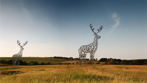 deer-shaped-pylons