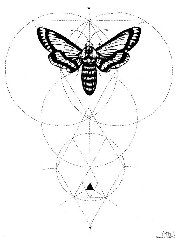 Hannah-Stouffer-8216Constructing-the-Universe8217-11-x-148221-ink-on-paper-for-8216The-Order-of-the-Triad8217_-show-at-RampR-Gallery-Los-Angeles-CA