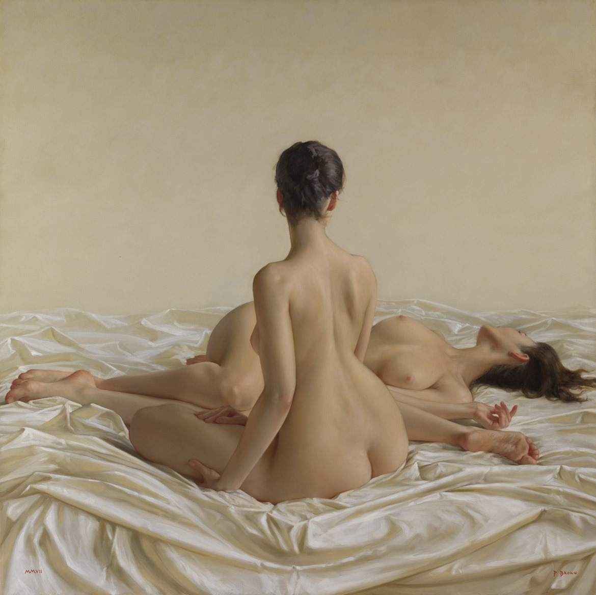 paul-s-brown-white-142x142cm-2007