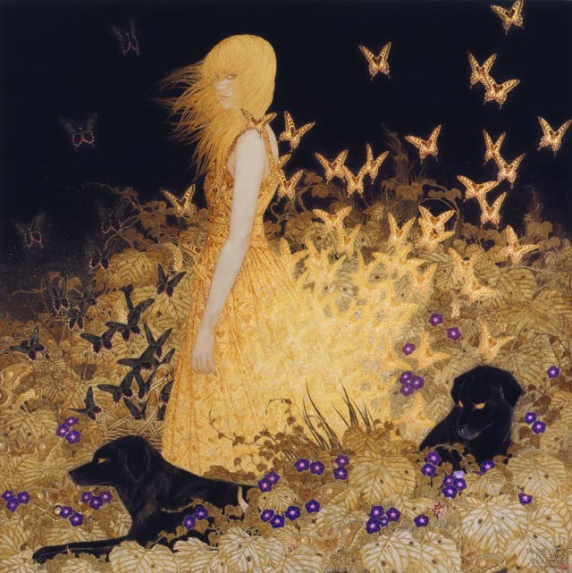 Paintings by Masaaki Sasamoto: higanhe.jpg