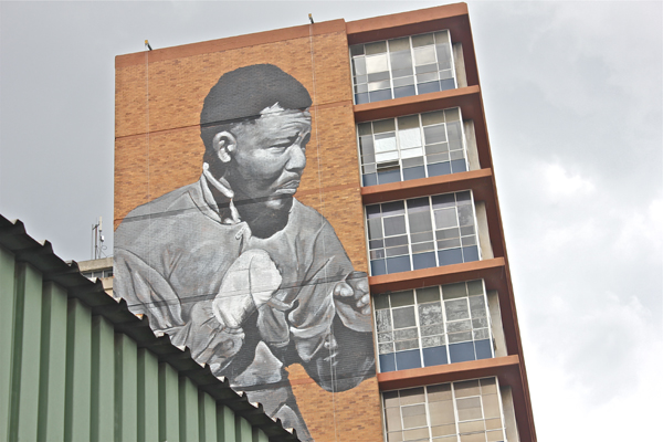 Freddy Sam Nelson Mandela Mural
