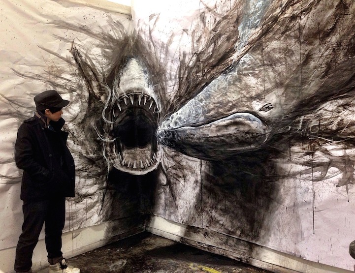 Large-Scale Drawings That Look 3D by Fiona Tang: JuxtapozFionaTang00.jpg