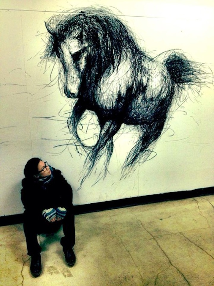 Large-Scale Drawings That Look 3D by Fiona Tang: JuxtapozFionaTang08.jpg