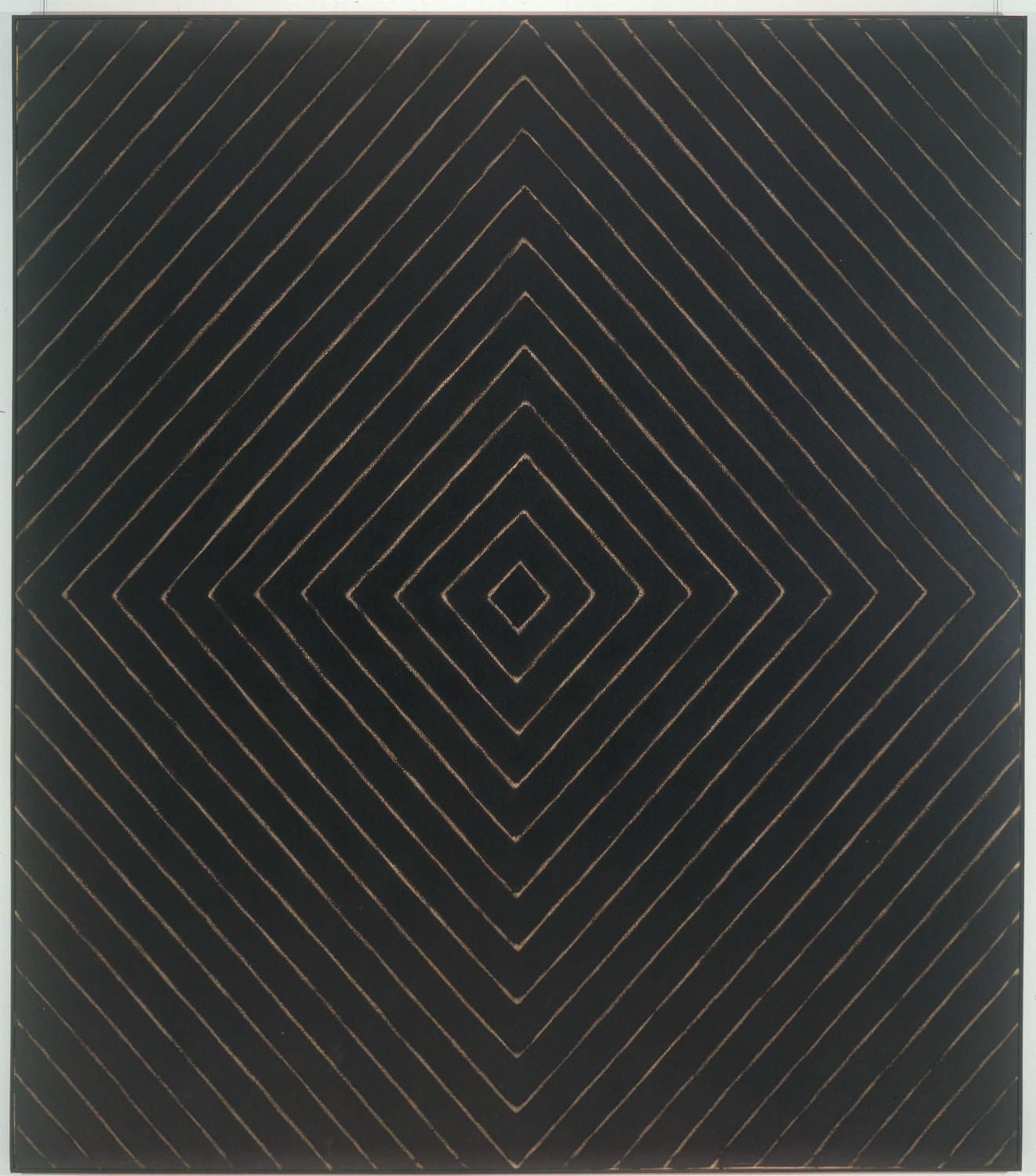 "Chocorua IV," Fluorescent alkyd and epoxy, paints on canvas, 1966