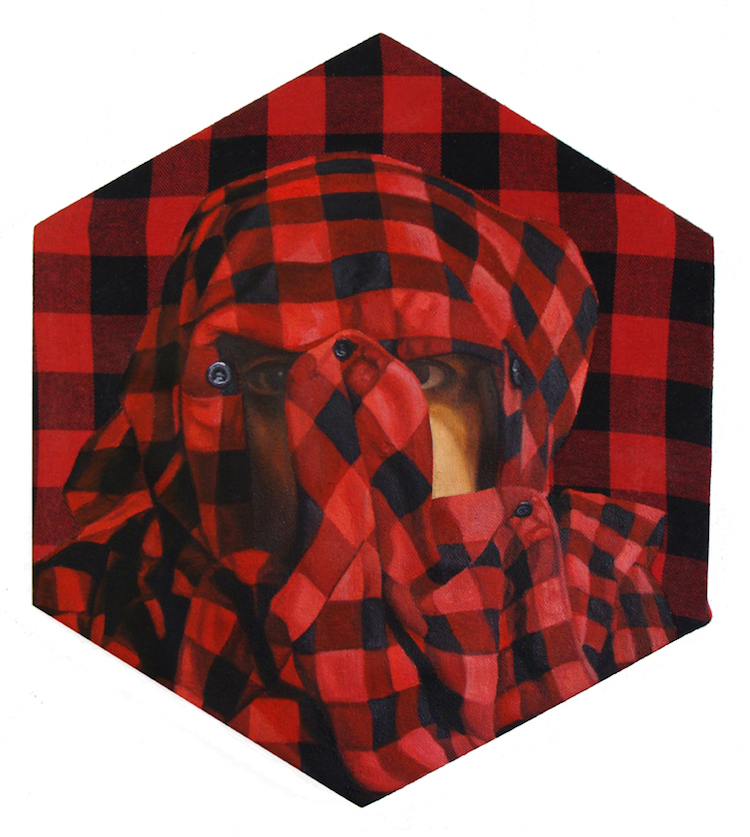 "Camouflage+Red Flannel"