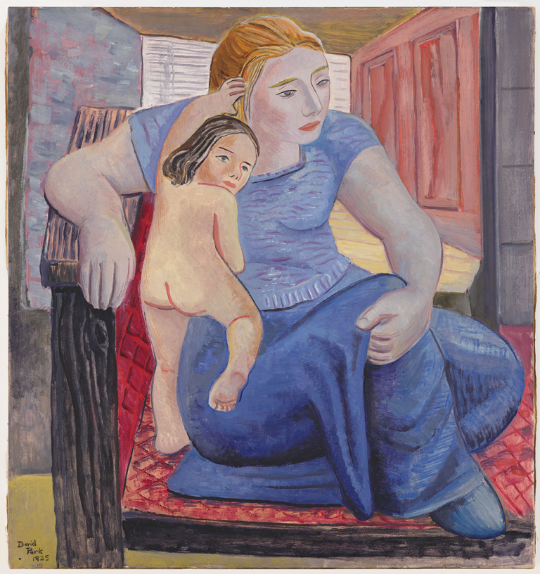 David Park, "Mother & Child," 1935