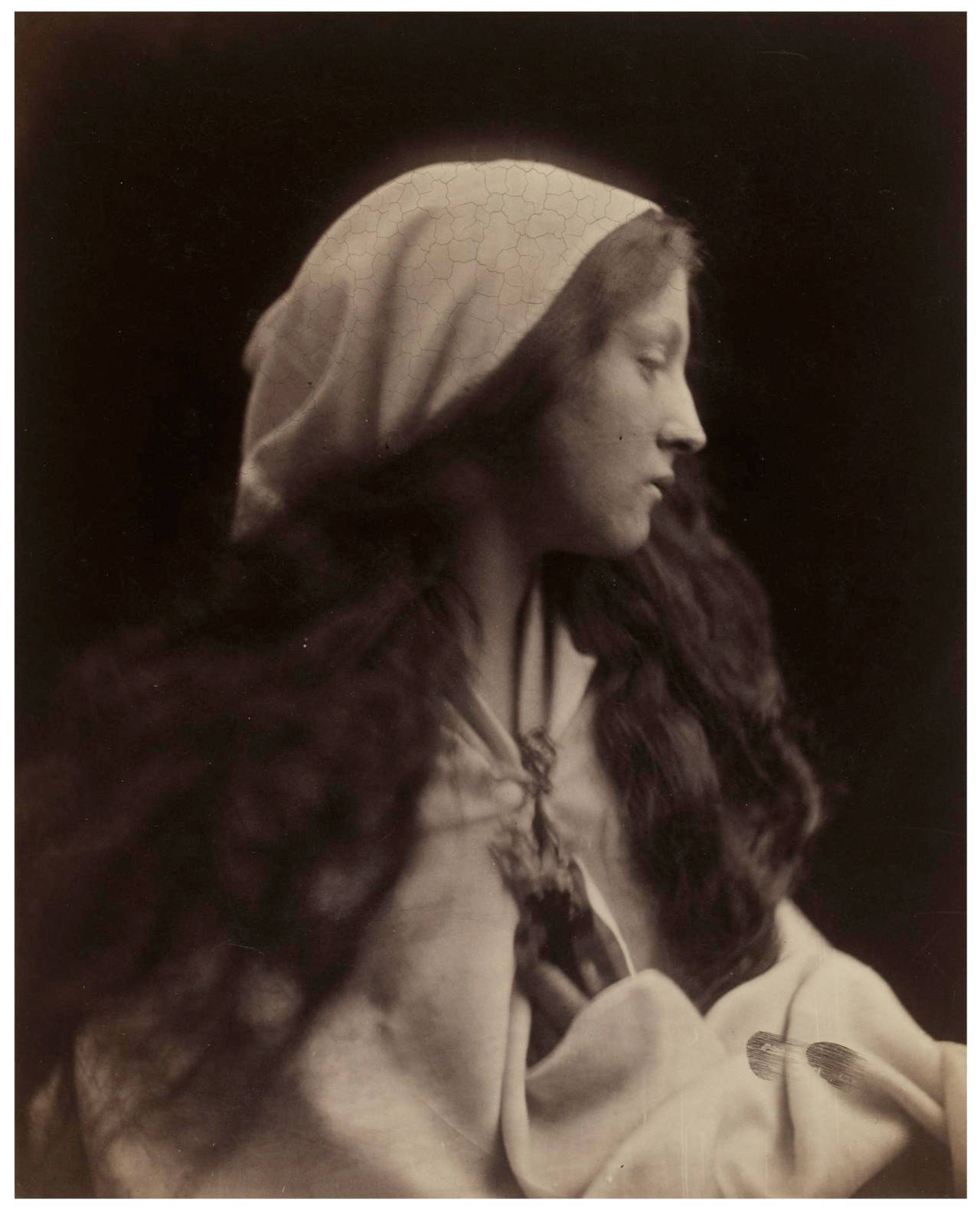 The Dream, albumen print from wet collodion glass negative, by Julia Margaret Cameron, 1869, Isle of Wight, England. © Victoria and Albert Museum, London