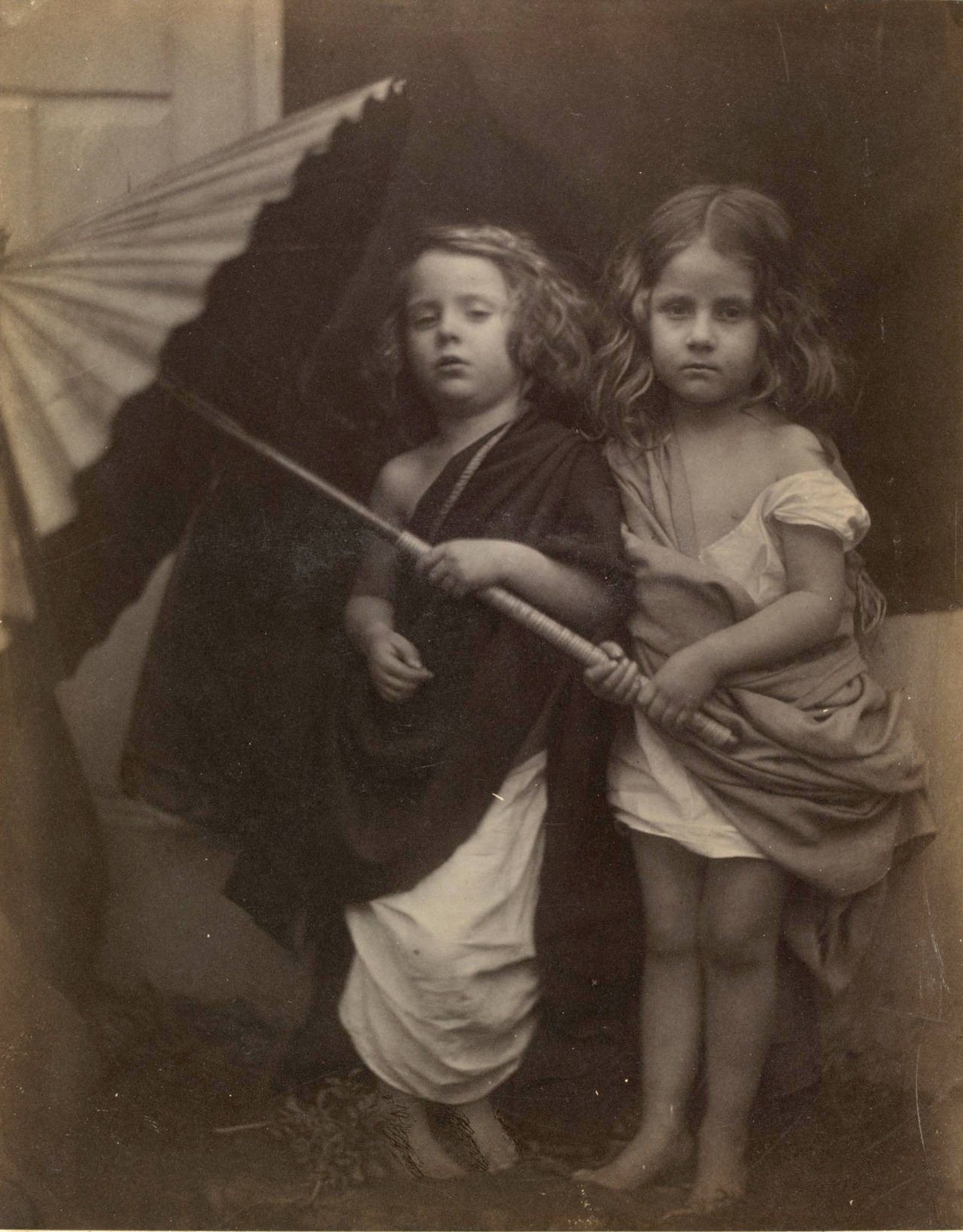 Paul and Virginia, albumen print from wet collodion glass negative, by Julia Margaret Cameron, 1864, Isle of Wight, England. © Victoria and Albert Museum, London