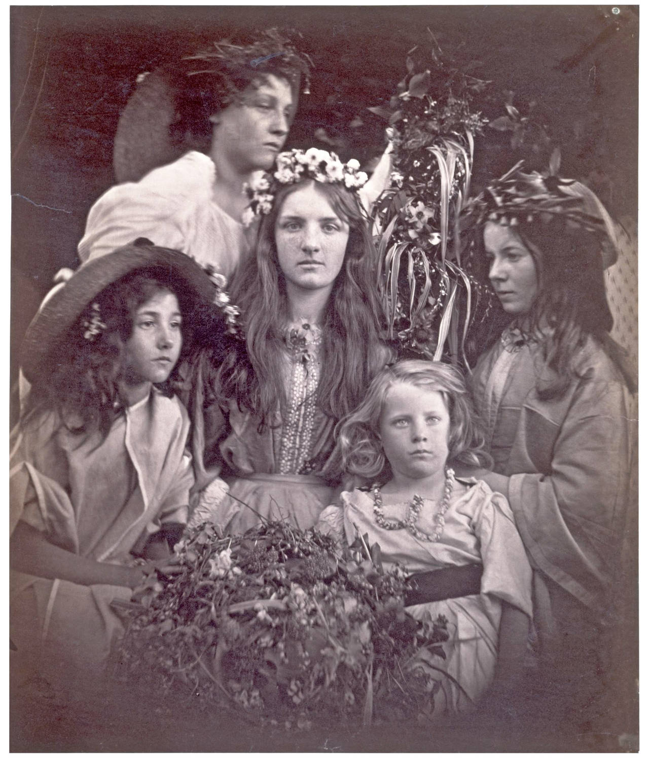May Day, photograph, by Julia Margaret Cameron, 1866, England. Museum no. 933-1913. © Victoria and Albert Museum, London