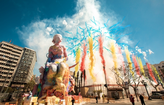 Pichi&Avo Create Massive Sculpture, Only to Be Burnt Down, For Fallas in Valencia, Spain