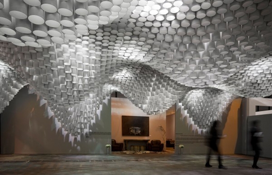 Paper Chandeliers by Cristina Parreño Architecture and MIT