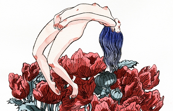Hellen Jo Illustrates "Rubbing it Out"