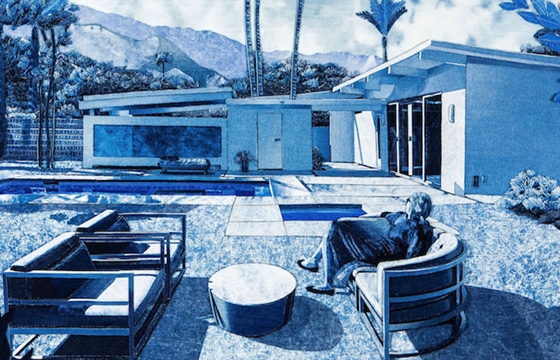Hotel California: Ian Berry Collages A Denim Paradise