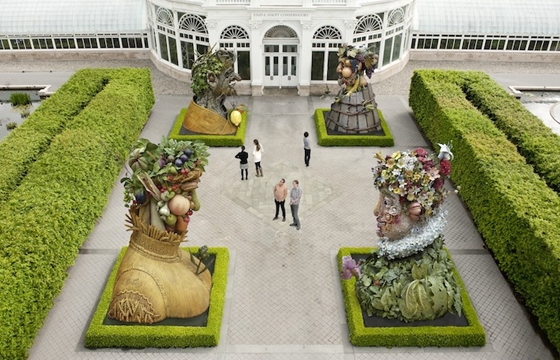Four Sculptures Represent the Seasons @ New York Botanical Gardens