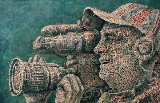 "Woven" Oil Works by Alexi Torres
