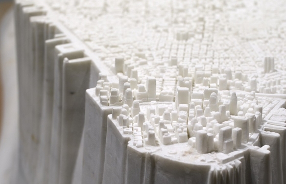 Yutaka Sone's "Little Manhattan" is Carved From Marble