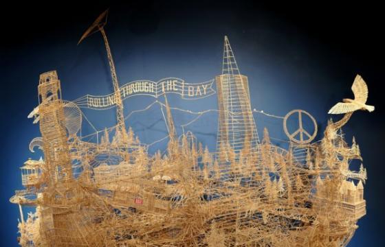 100,000 Toothpicks, 35 years, One Kinetic Sculpture