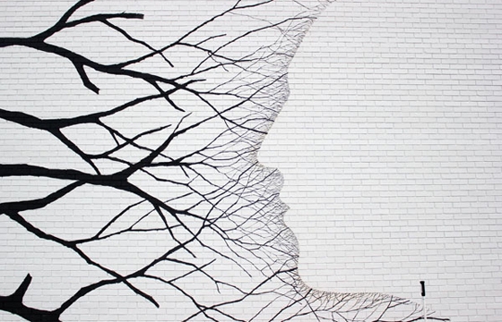 4 murals by David de la Mano and Pablo S. Herrero