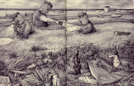 New Sketchbook Works and Paintings by Pat Perry