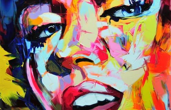 Vibrant Palette Knife Paintings by Françoise Nielly