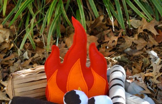Felt Campfire Toy Playset