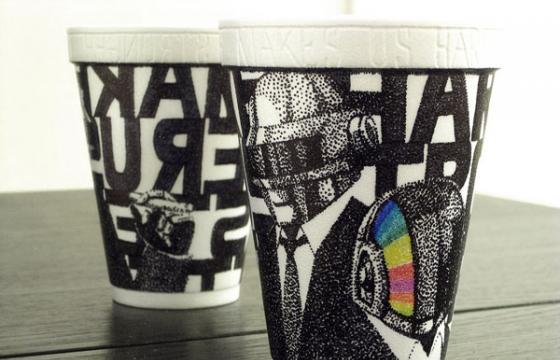 Drawing On Cups