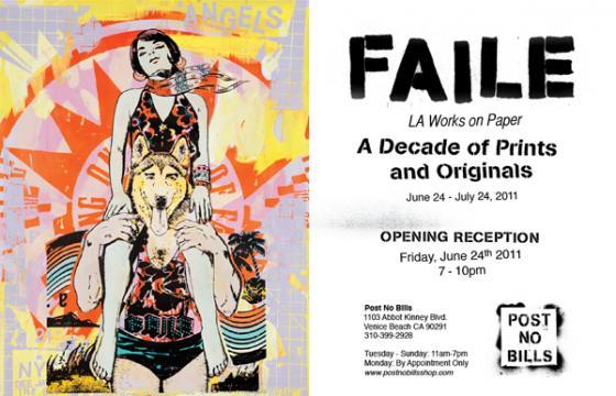 POST NO BILLS to Launch with FAILE Retrospective
