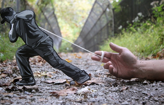 Wooden Street Art Figures by Joe Iurato