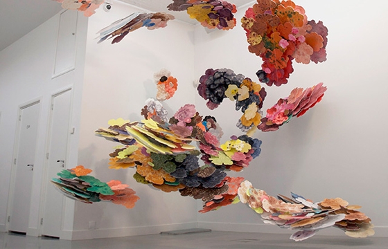 Joris Kuipers' Hanging Painted Clouds