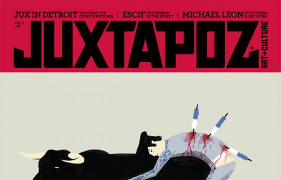 The Sneak Peek—Our February 2011 Juxtapoz Cover with ESCIF