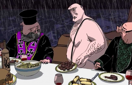 Dinner For Few: Nassos Vakalis' Allegorical Award-Winning Animated Short On the Ills of Capitalism