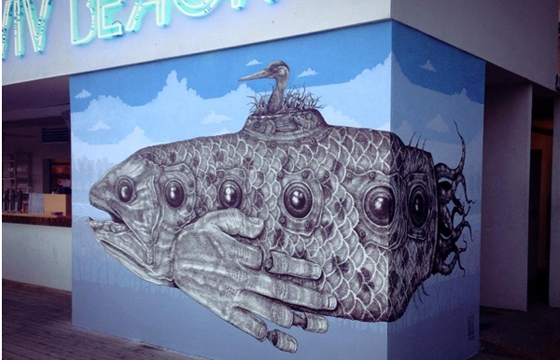 2 new murals from Alexis Diaz
