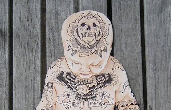 Tots with Tats at Sacred Gallery, NYC