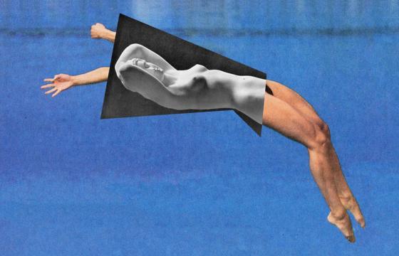 Jens Ullrich's Collage: A Fusion of Contemporary Sports and Classical Sculpture