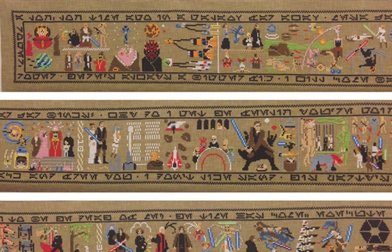 A 30 foot Star Wars Tapestry by Aled Lewis