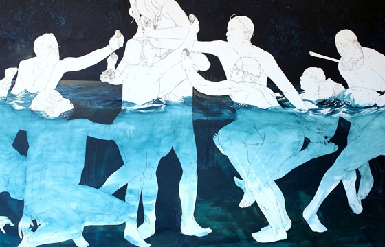 Chalkboard Style Paintings by Maximilian Toth