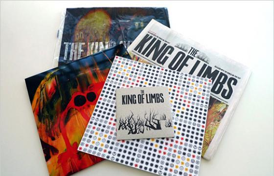 Stanley Donwood x Radiohead “The King of Limbs” Newspaper Album Packaging