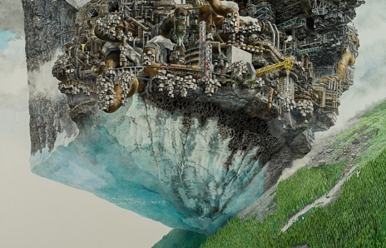 Monumental Illustrations by Manabu Ikeda