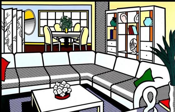 Interiors by Roy Lichtenstein Circa the 1990s
