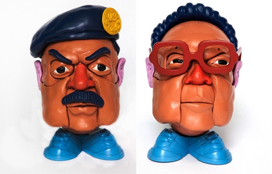 "Mr. Dictator Head" and Other Sculptures by Stephen Ives