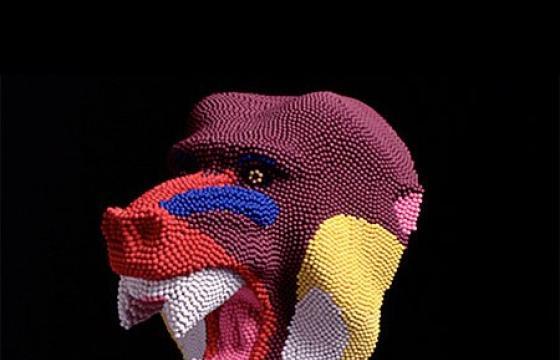 Matchstick and Wire Hanger Art of David Mach