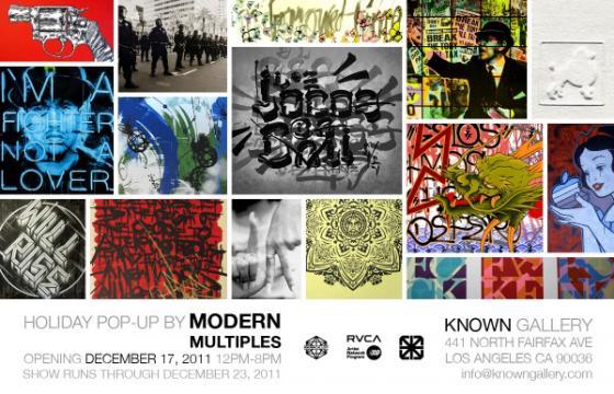 Known Gallery x Modern Multiples Pop-Up Show