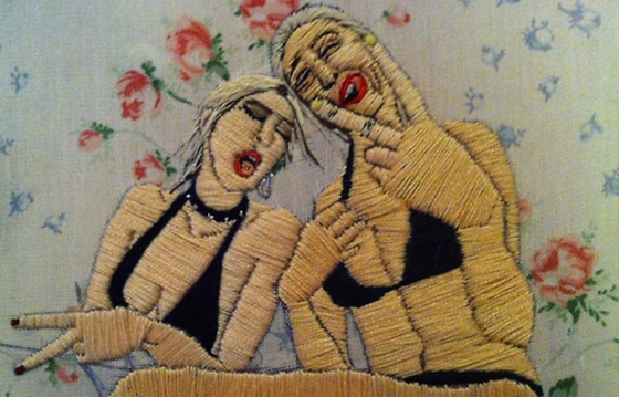 Alaina Varrone's Embroidered Erotica