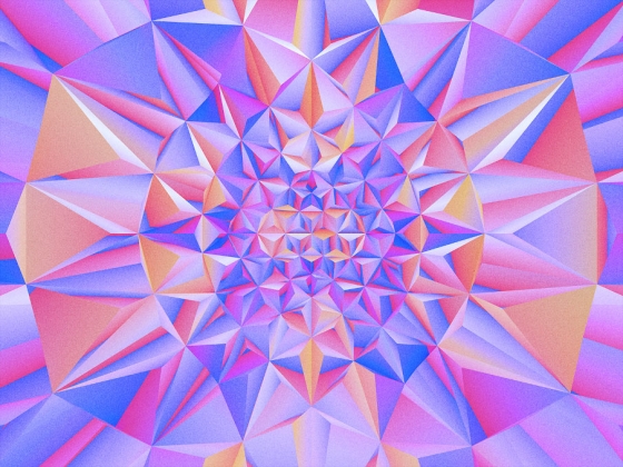 GMUNK’s Psychadelic Op-Art-Inspired Geometric Prints