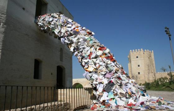 Alicia Martin's Book Sculptures