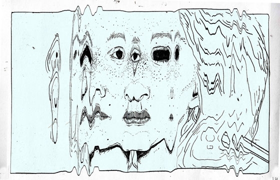 Analog Glitch Illustrations from Lulu Heal